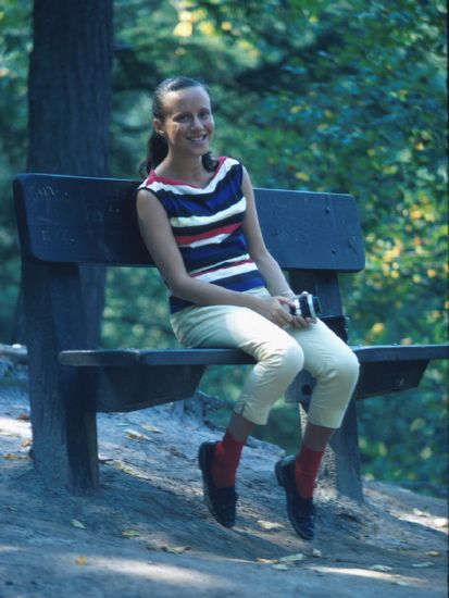 Time to rest at  Tahquamenon Falls